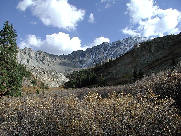 View of the summit